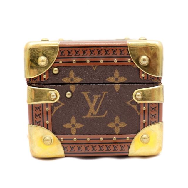 LOUIS VUITTON(ルイヴィトン)の美品 ルイ・ヴィトン コフレ トレゾール20 ジュエリーボックス レディース 茶 ゴールド モノグラムキャンバス M20037 LOUIS VUITTON インテリア/住まい/日用品の日用品/生活雑貨/旅行(旅行用品)の商品写真