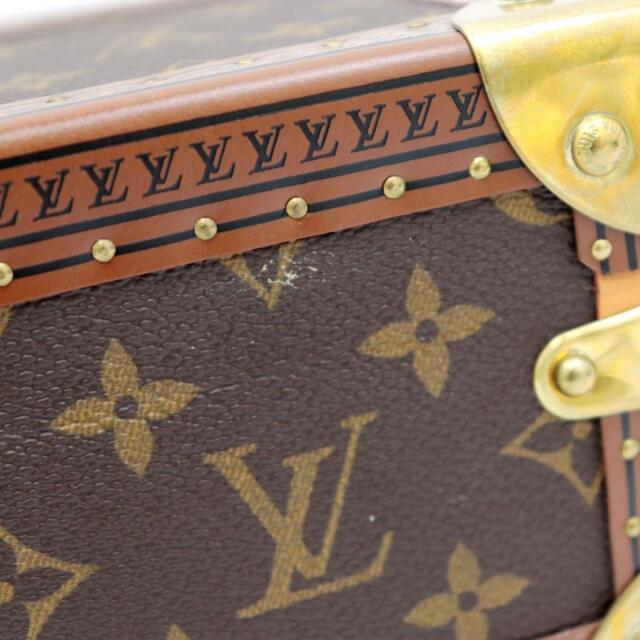 LOUIS VUITTON(ルイヴィトン)の美品 ルイ・ヴィトン コフレ トレゾール20 ジュエリーボックス レディース 茶 ゴールド モノグラムキャンバス M20037 LOUIS VUITTON インテリア/住まい/日用品の日用品/生活雑貨/旅行(旅行用品)の商品写真