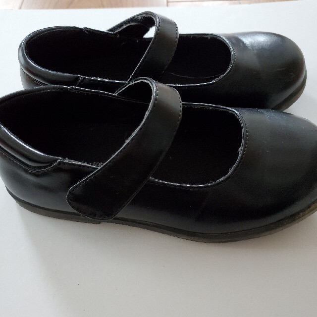 【19cm】フォーマルキッズシューズ黒 キッズ/ベビー/マタニティのキッズ靴/シューズ(15cm~)(フォーマルシューズ)の商品写真
