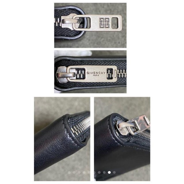 GIVENCHY(ジバンシィ)のGIVENCHY ジバンシー 長財布 エンブレム ラウンドファスナー 黒 メンズのファッション小物(長財布)の商品写真