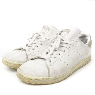 アディダス(adidas)のアディダス STAN SMITH スニーカー CQ2821 白 グレー 26(スニーカー)