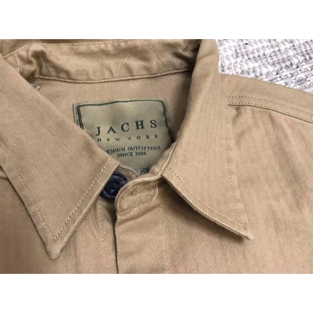 コストコ(コストコ)の新品 S☆JACHS NEWYORK シャツ ジャケット メンズ ブラウン メンズのトップス(シャツ)の商品写真