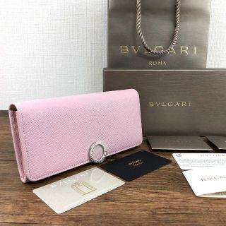 ブルガリ(BVLGARI)の未使用品 BVLGARI 長財布 ピンク リング 箱付き 334(財布)