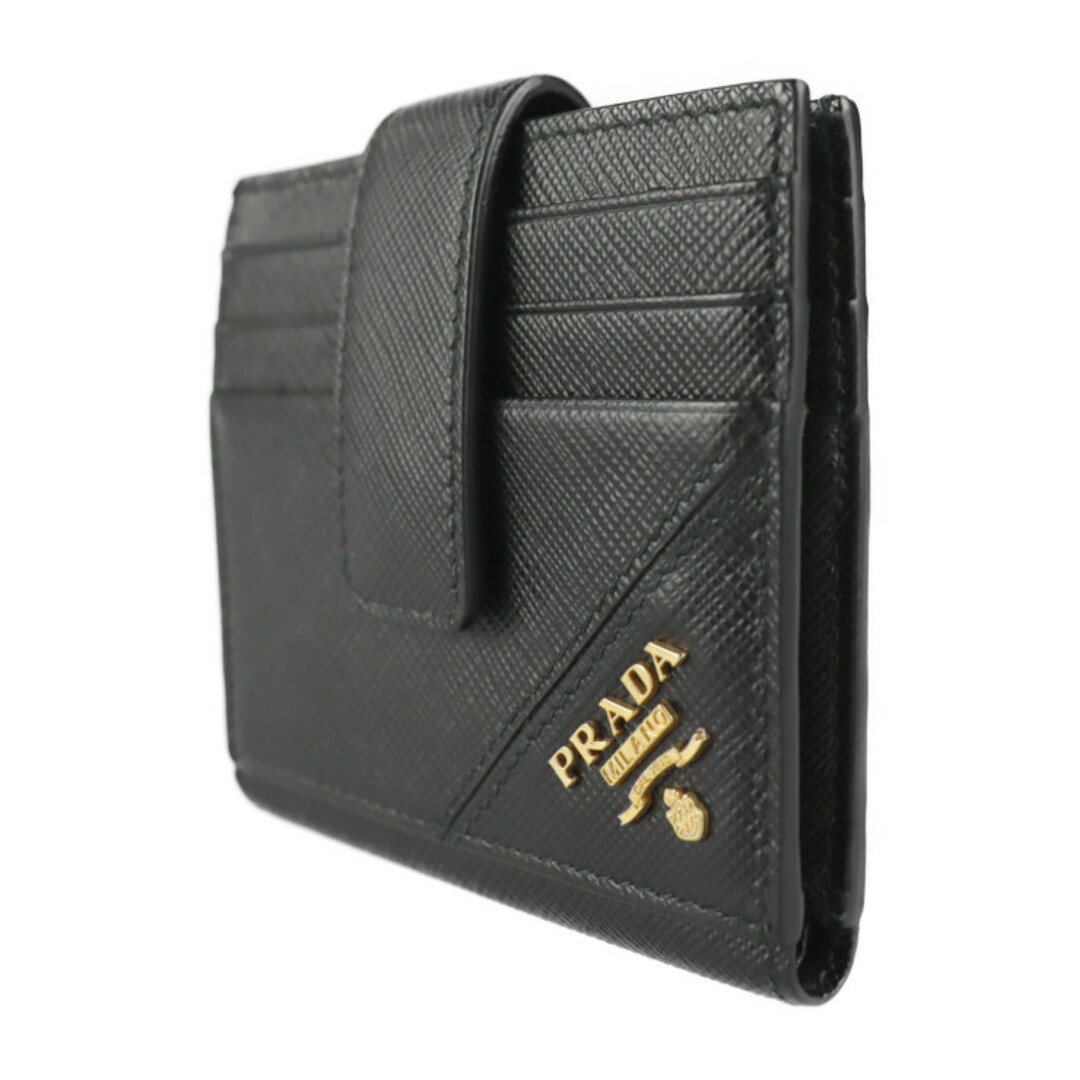 安売り PRADA プラダ 二つ折り財布 2MC063 レザー NERO ブラック