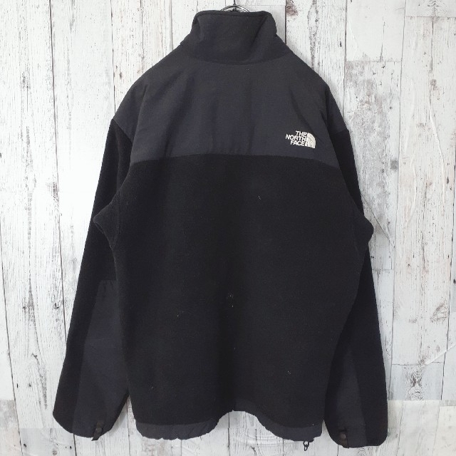US規格ノースフェイスデナリジャケット黒ブラックM刺繍ロゴ US規格ノースフェイスデナリジャケット黒ブラックM刺繍ロゴ
