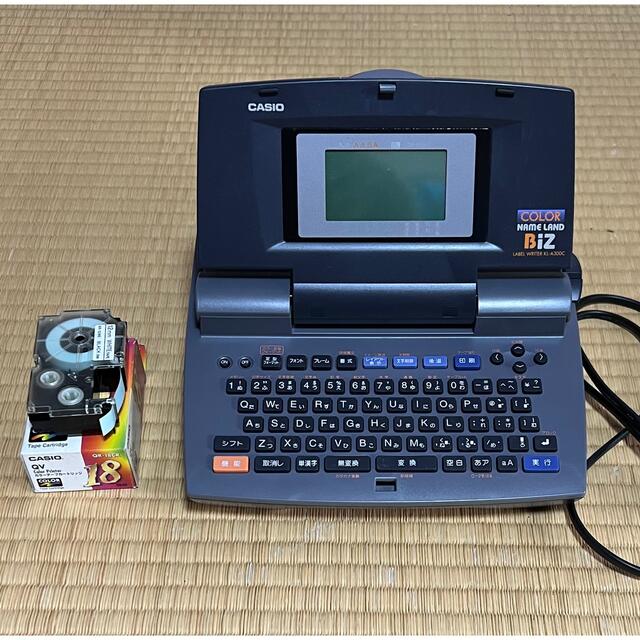 カシオ　ネームランドKL-A300C カラーテープ付き