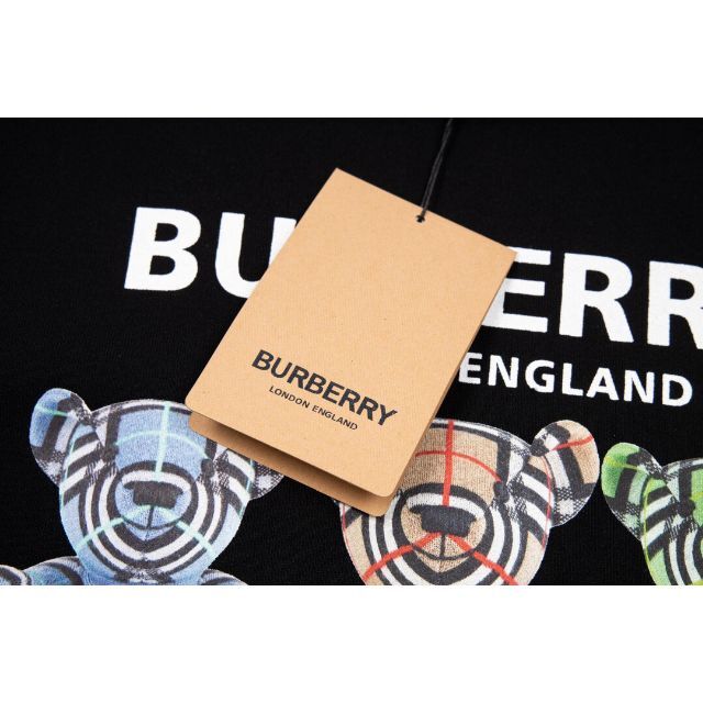 在庫得価 BURBERRY - 新品 バーバリー 長袖 tシャツ 2色 ブラック