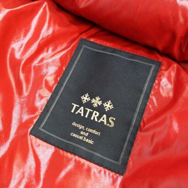 TATRAS(タトラス)の美品 TATRAS KRAZ クラッツ ダウンジャケット レッド 2サイズ メンズのジャケット/アウター(ダウンジャケット)の商品写真