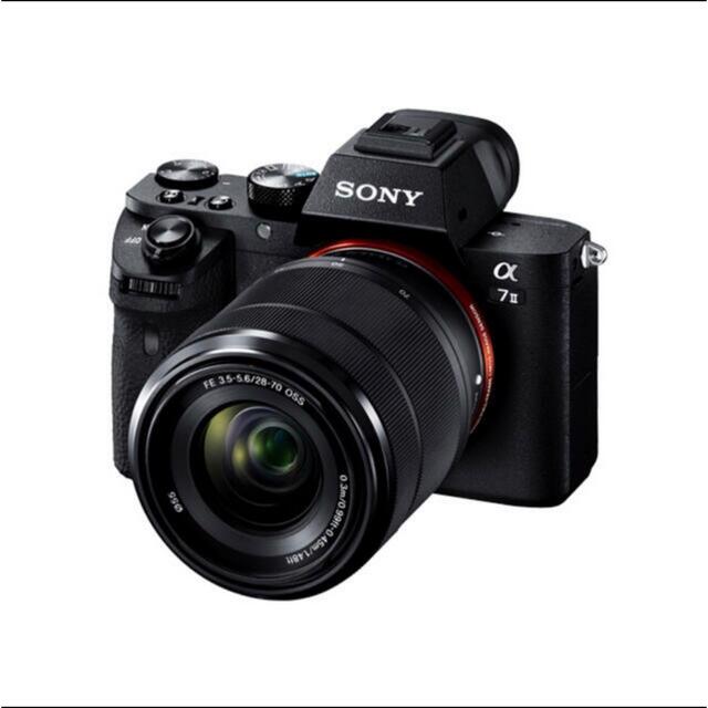 SONY(ソニー)のSONY α7ⅱ ボディ 本体のみ＋予備バッテリー スマホ/家電/カメラのカメラ(ミラーレス一眼)の商品写真