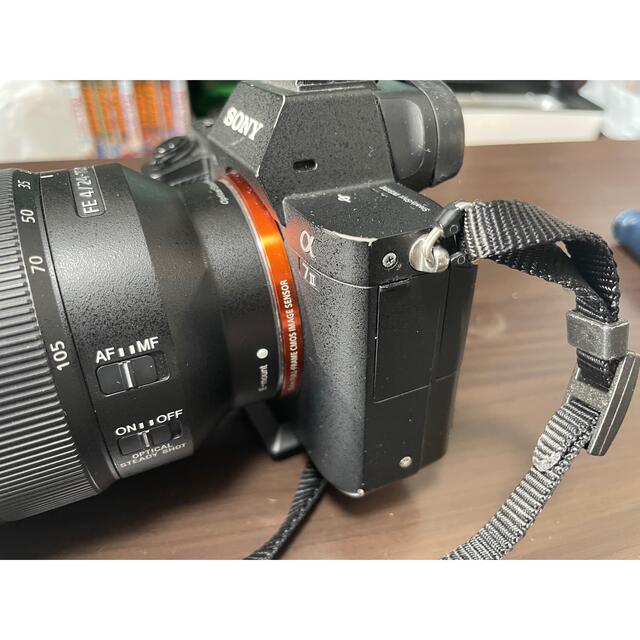 SONY(ソニー)のSONY α7ⅱ ボディ 本体のみ＋予備バッテリー スマホ/家電/カメラのカメラ(ミラーレス一眼)の商品写真