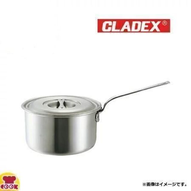 【新品】CLADEX ロイヤル 30㎝ 片手鍋 三層構造業務用 18-10 深型