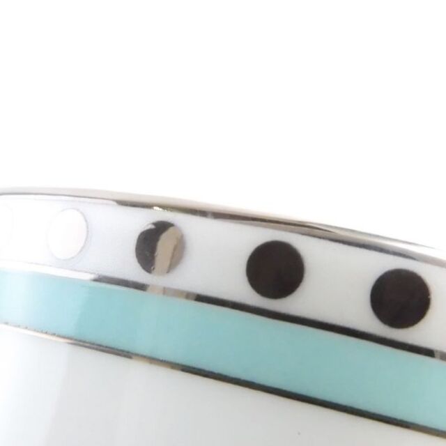 Tiffany & Co. - ティファニー プラチナブルーバンド マグカップ Tiffany & Co. - ティファニー プラチナブルーバンド マグカップ