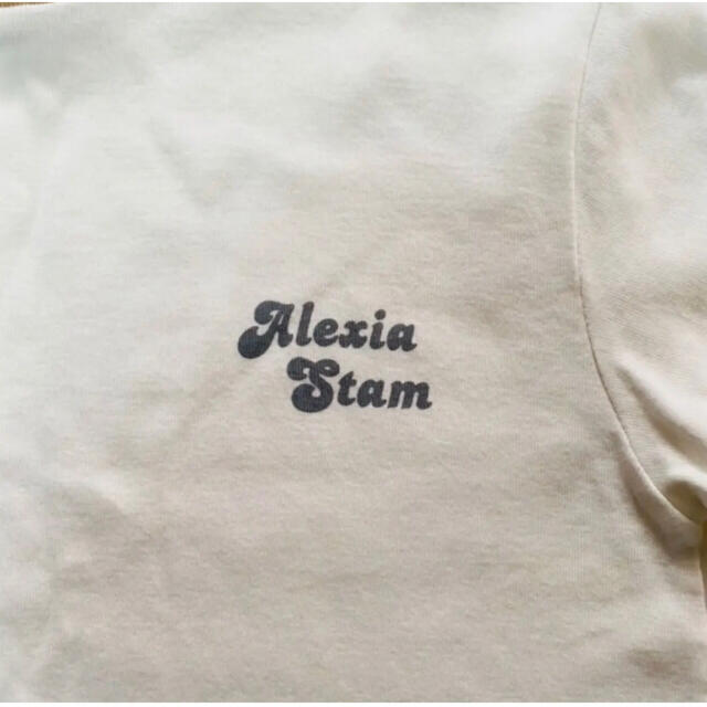 ALEXIA STAM(アリシアスタン)のALEXIASTAM☆ロゴTシャツ レディースのトップス(Tシャツ(半袖/袖なし))の商品写真