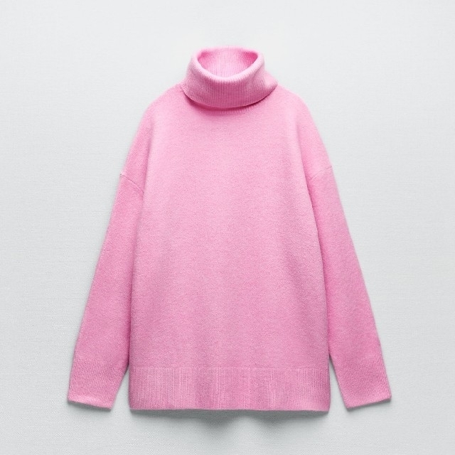 ZARA - ZARA ハイネック オーバーサイズニットセーター Mサイズ ZARA - ZARA ハイネック オーバーサイズニットセーター Mサイズ