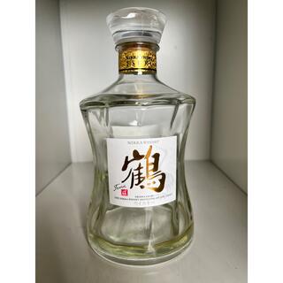 ニッカウイスキー(ニッカウヰスキー)のニッカ 鶴 蒸留所限定品　空瓶(ウイスキー)