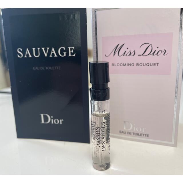 Christian Dior(クリスチャンディオール)のディオール　香水　試供品　3本セット コスメ/美容の香水(香水(女性用))の商品写真