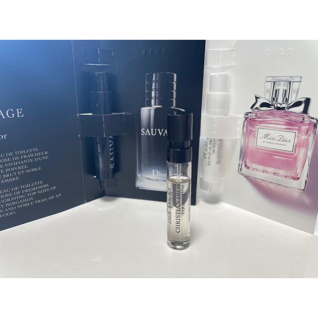 Christian Dior(クリスチャンディオール)のディオール　香水　試供品　3本セット コスメ/美容の香水(香水(女性用))の商品写真