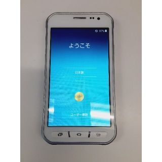 サムスン(SAMSUNG)の【SIMロック解除】GALAXY SC-01H【初期化済み】ホワイト(スマートフォン本体)