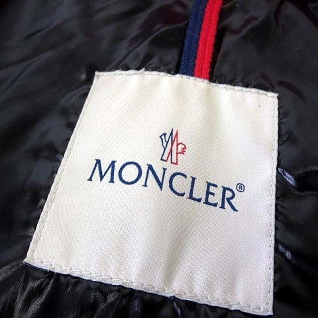 MONCLER(モンクレール)のモンクレール アルプス ダウンジャケット ファー フード XS 00 赤 正規品 レディースのジャケット/アウター(ダウンジャケット)の商品写真