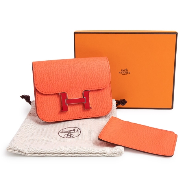 Hermes - エルメス コンスタンス スリム コンパクトウォレット 二