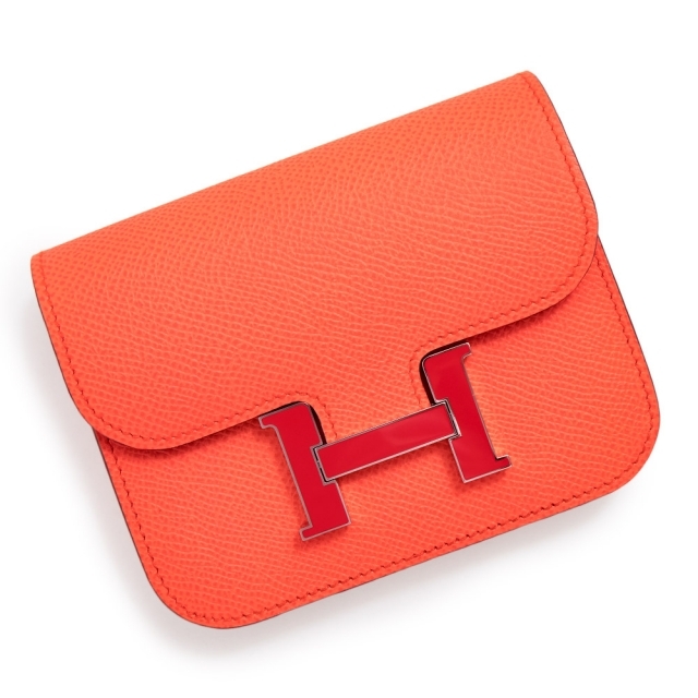 HERMES エルメス コインケース エプソン レッド レザー 未使用品