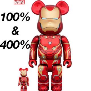 ベアブリック(BE@RBRICK)のBE@RBRICK IRON MAN MARK 50 100％ & 400％(その他)