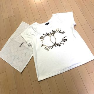 シャネル(CHANEL)の即完売2018 CHANELシャネル カットソー☆ホワイトカラー☆(カットソー(半袖/袖なし))