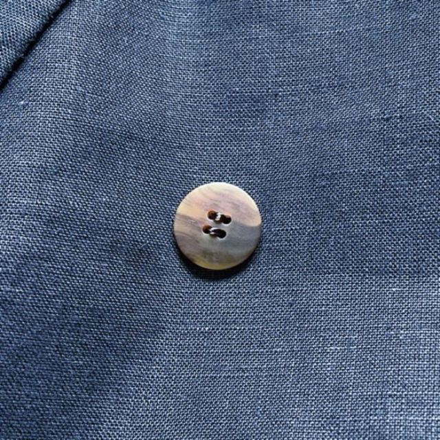 211 美品 クリスチャンディオール セットアップ サイズ79 麻100% 紺