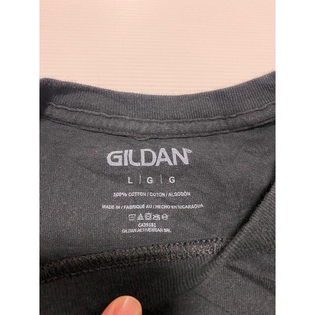 GILDAN(ギルタン)の古着☆アメカジGILDAN ♡TシャツLサイズ送料無料‼︎  レディースのトップス(Tシャツ(半袖/袖なし))の商品写真