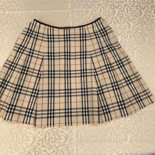 バーバリー(BURBERRY)のBurberry チェックスカート　美品(スカート)