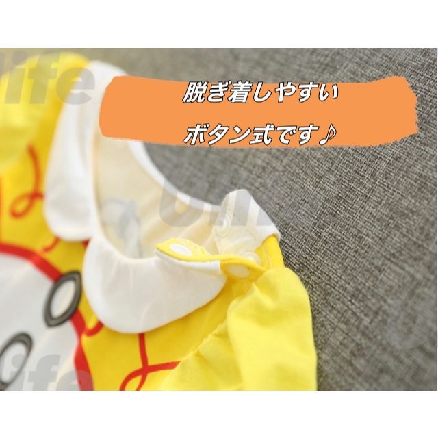 110 トイストーリージェシーイメージワンピースコスプレ　ドレスプリンセス女の子 キッズ/ベビー/マタニティのキッズ服女の子用(90cm~)(ワンピース)の商品写真