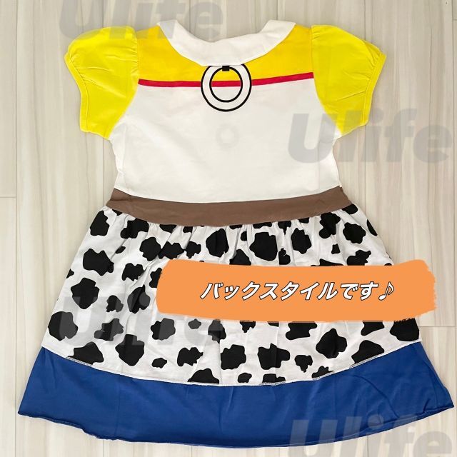 110 トイストーリージェシーイメージワンピースコスプレ　ドレスプリンセス女の子 キッズ/ベビー/マタニティのキッズ服女の子用(90cm~)(ワンピース)の商品写真