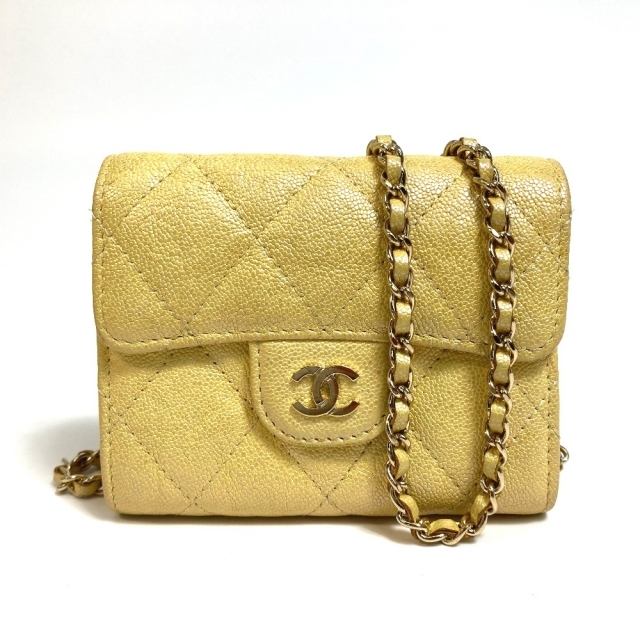 CHANEL シャネル ハート&スペード ジップコインパース マトラッセ AP3082 コインケース キャビアスキン ホワイト/083850