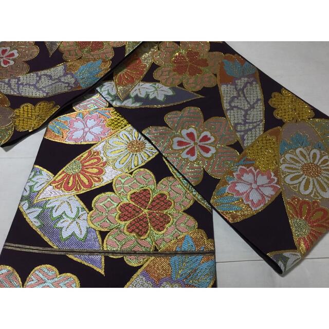 高島屋誂え 千總 濃紫 はりつい 絞り刺繍 逸品振袖 川島織物袋帯 高島屋誂え 千總 濃紫 はりつい 絞り刺繍 逸品振袖 川島織物袋帯