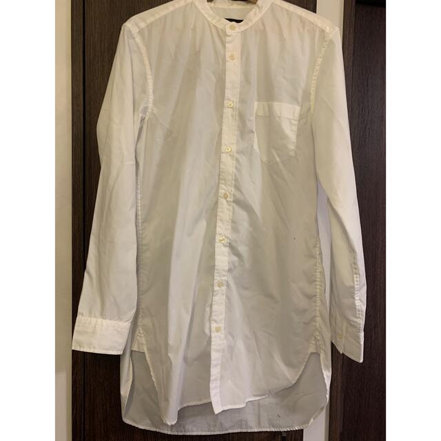 COMME CA ISM(コムサイズム)のコムサ　白シャツ　ロングシャツ レディースのトップス(シャツ/ブラウス(長袖/七分))の商品写真