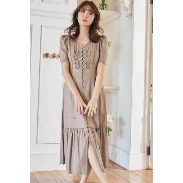 ミニワンピースTime After Time Scalloped Dress