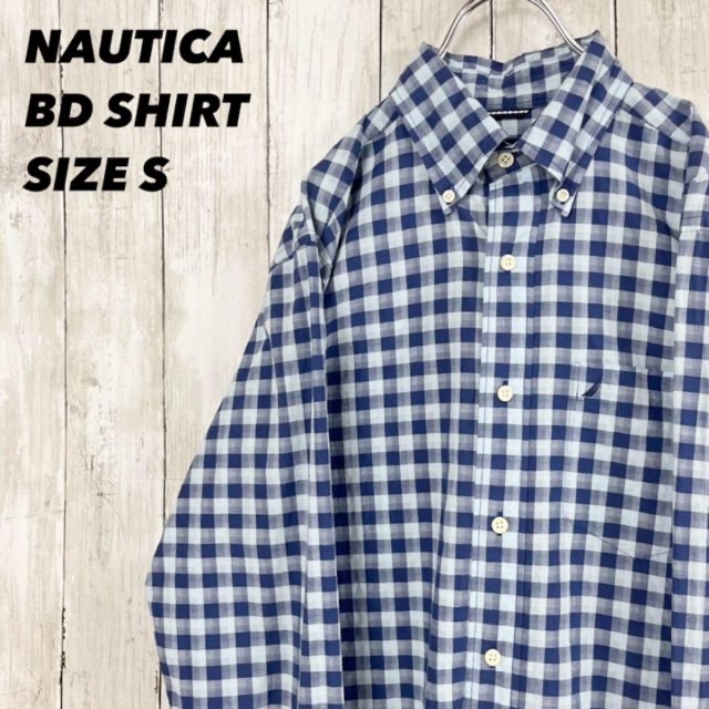 NAUTICA(ノーティカ)のおまとめ2枚NAUTICAノーティカ長袖チェック柄ボタンダウンシャツ サイズSw メンズのトップス(シャツ)の商品写真