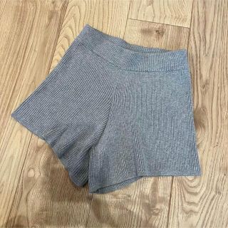 ミシェルマカロン(michellMacaron)の未使用　ミシェルマカロン　ニットショートパンツ(ショートパンツ)