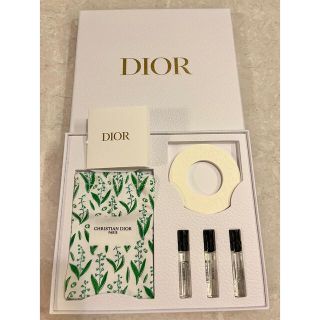 ディオール(Dior)のDior メゾンクリスチャンディオール ラッキー＆ポーチ＆セラミックリング　香水(ノベルティグッズ)