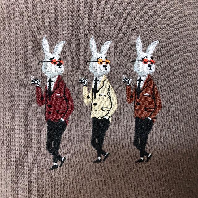 PLAYBOY - 【プレイボーイ】スウェット 刺繍ロゴ ウサギ アニマル柄