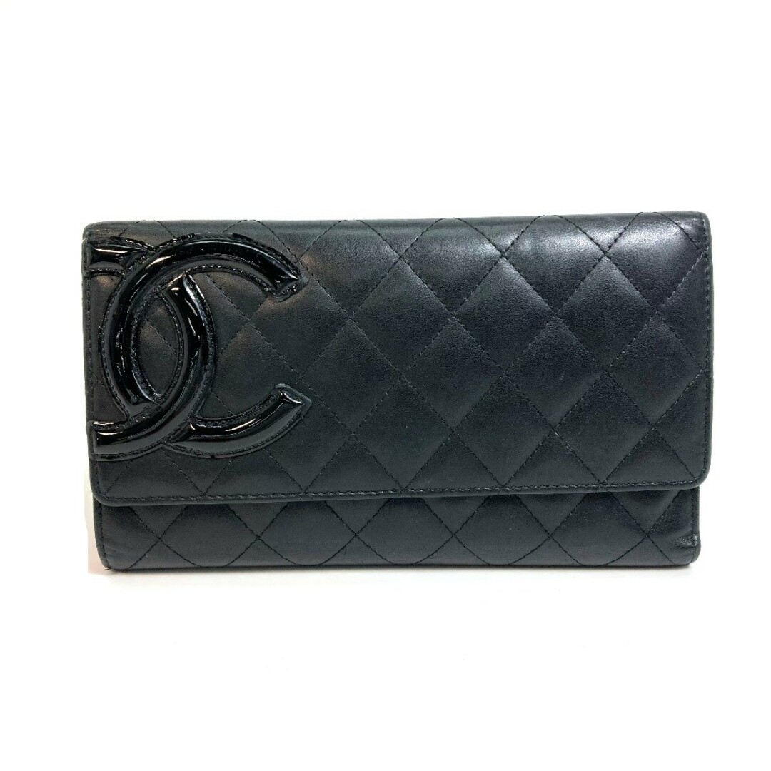 シャネル CHANEL ココマーク CC ロゴ A46645 カンボンライン 三つ折り