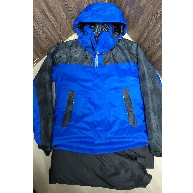 WORKMAN(ワークマン)のイージス透湿防水防寒スーツリフレクト（上下セット）　ブルー　Ｍ メンズのジャケット/アウター(ライダースジャケット)の商品写真