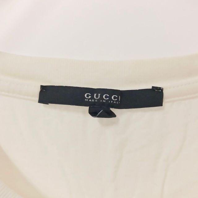 Gucci(グッチ)のTシャツ ロゴ ホワイト レディースのトップス(カットソー(長袖/七分))の商品写真