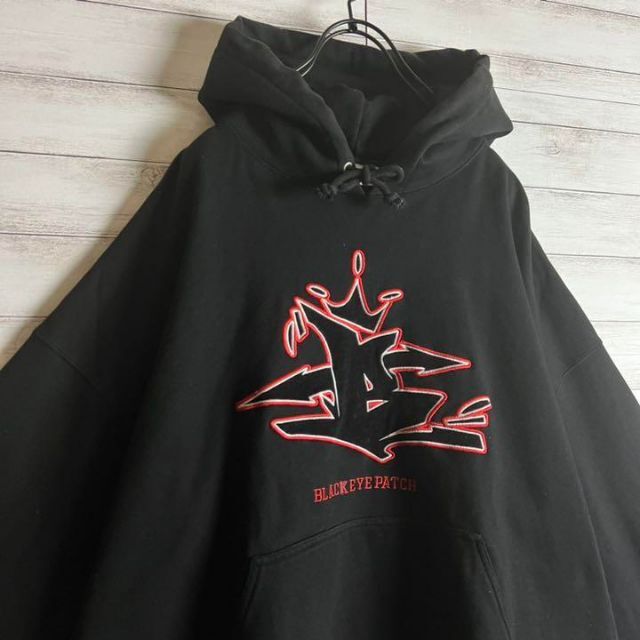 超人気カラー】ブラックアイパッチ ビッグ刺繍 ロゴ入り 超人気カラー】ブラックアイパッチ ビッグ刺繍 ロゴ入り