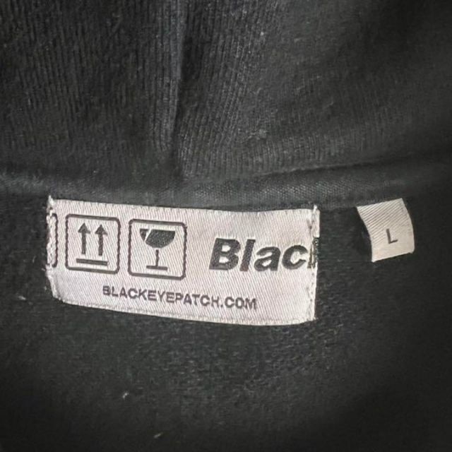 超人気カラー】ブラックアイパッチ ビッグ刺繍 ロゴ入り 超人気カラー】ブラックアイパッチ ビッグ刺繍 ロゴ入り