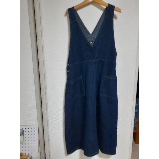 大sale❗可愛い❤️merlot] denim one-piece(ロングワンピース/マキシワンピース)