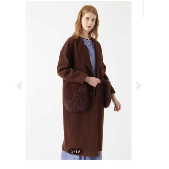 JILLSTUART ポケットファー付きロングコートS # www.uig.sanjuandelrio