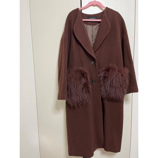 JILLSTUART☆ポケットファー付きロングコートS | tradexautomotive.com