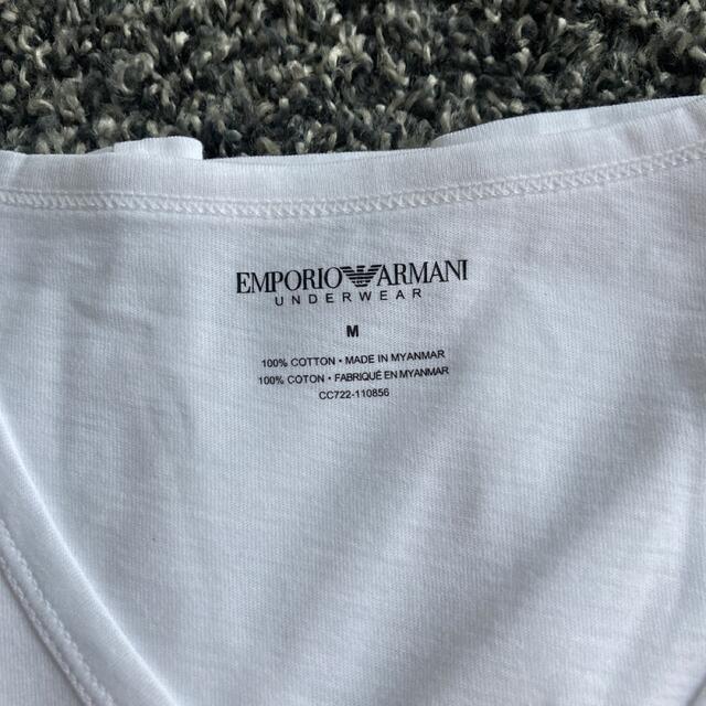 Emporio Armani(エンポリオアルマーニ)の【新品未使用】EMPORIO ARMANI メンズ 半袖 Vネック Tシャツ メンズのトップス(Tシャツ/カットソー(半袖/袖なし))の商品写真