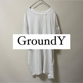 ヨウジヤマモト(Yohji Yamamoto)の可乃子様 専用”GroundY”White design T shirt(Tシャツ/カットソー(半袖/袖なし))